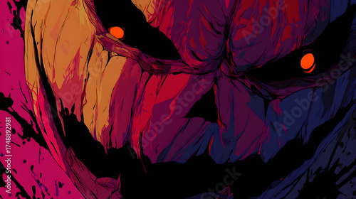 scary halloween background