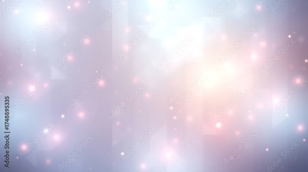 Fototapeta premium Abstract light shapes bokeh yellowy glow background.