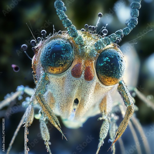 microbes seen under a microscope