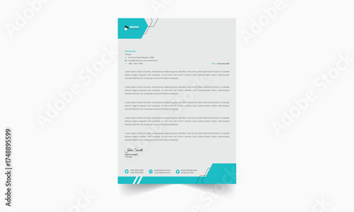 business Letterhead Design ai 