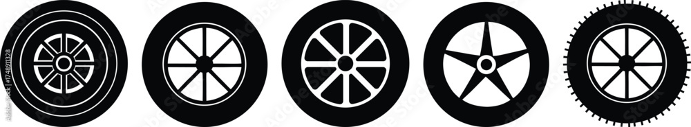 Obraz premium set of tires
