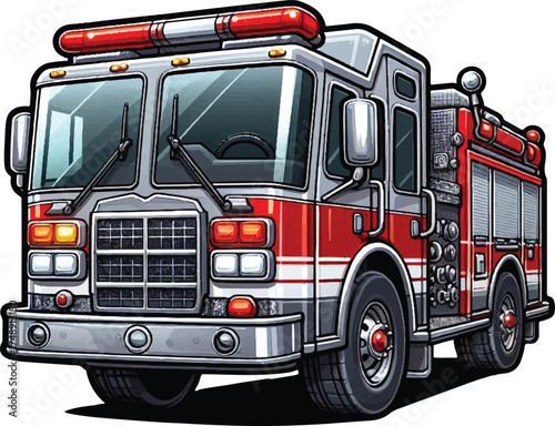 a great of firefighter truck