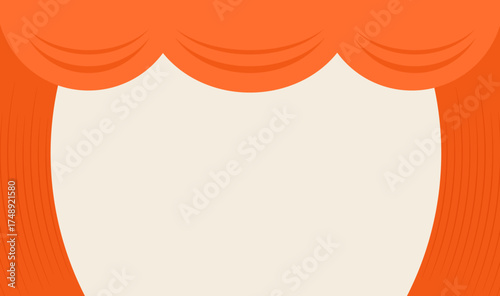 side and top Stage Curtain Background