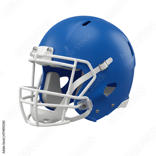 American football helmet isolated on transparent background