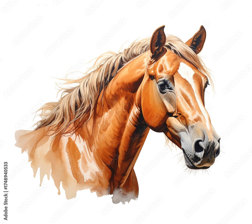 Obraz premium 馬 AI生成画像 