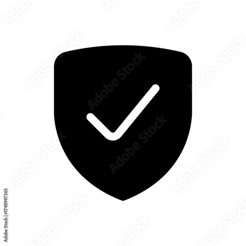 Free Download Shield with Checkmark Icon for Security and Verification - GFXLoad
