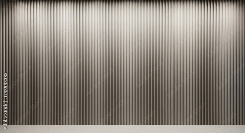 Fototapeta premium Textured Interior Wall Paneling for Contemporary Minimalist Architecture