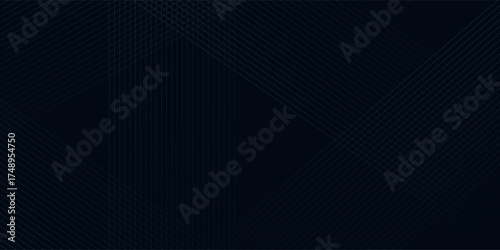 blue background Premium background design with diagonal dark blue line pattern. Vector horizontal template for digital lux business banner,