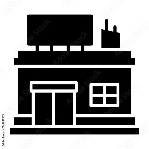 Storefront Building Icon Facade Business Retail