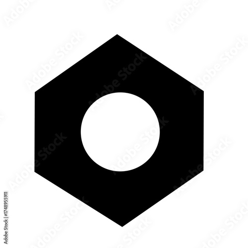 black myrrh icon isolated on white background