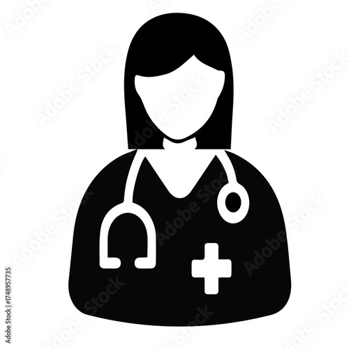 Medical professional icon