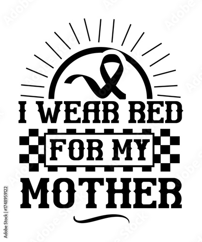 heart disease awareness svg design