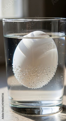 Wallpaper Mural Egg in Water - A Science Experiment in Density. Torontodigital.ca