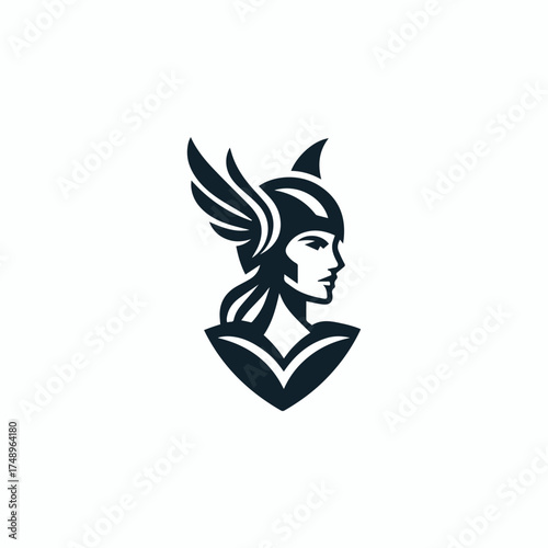 Valkyrie Goddess Logo