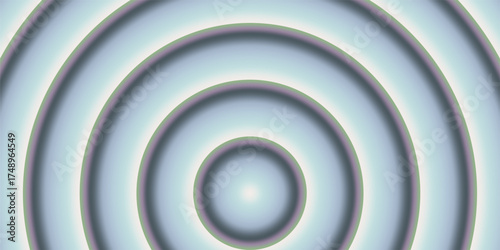 Concentric circles ripple outwards from a central point creating a wave pattern with soft gradient lighting.