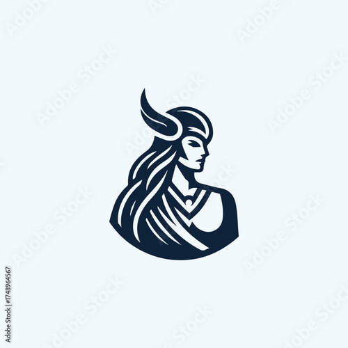 Valkyrie Goddess Logo