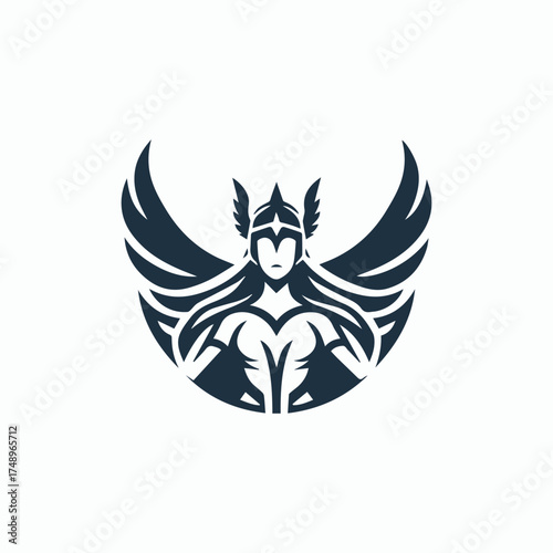Valkyrie Goddess Logo