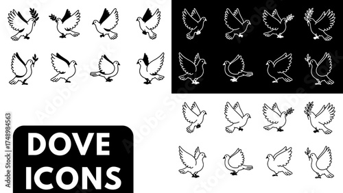 dove vector art style tribal suitable for your ideas
