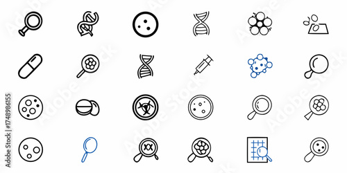 Explore healthcare innovations with DNA research and microbiological analysis, ideal for medical breakthroughs, pharmaceutical studies, and scientific discovery in modern labs