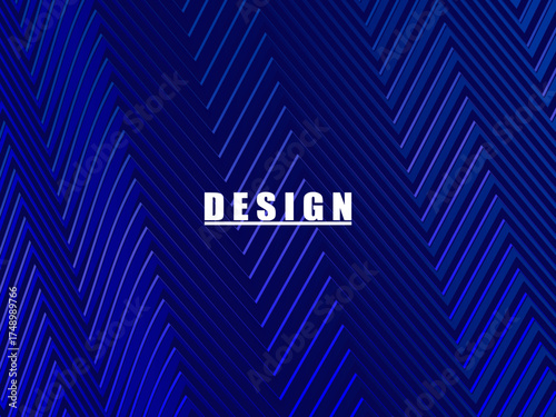 Premium background design with diagonal dark blue stripes pattern. Vector horizontal template for digital lux business banner, contemporary formal invitation, luxury voucher, prestigious gift certific