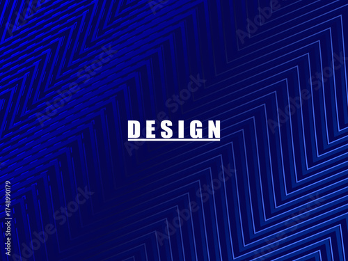 Premium background design with diagonal dark blue stripes pattern. Vector horizontal template for digital lux business banner, contemporary formal invitation, luxury voucher, prestigious gift certific