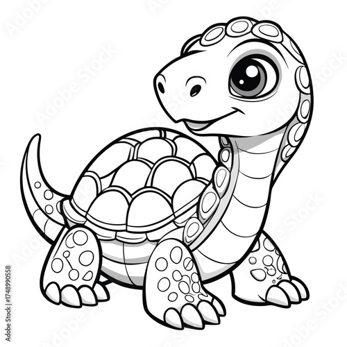 Coloring Page: Majestic Sauropelta Dinosaur Basking in the Sunlight