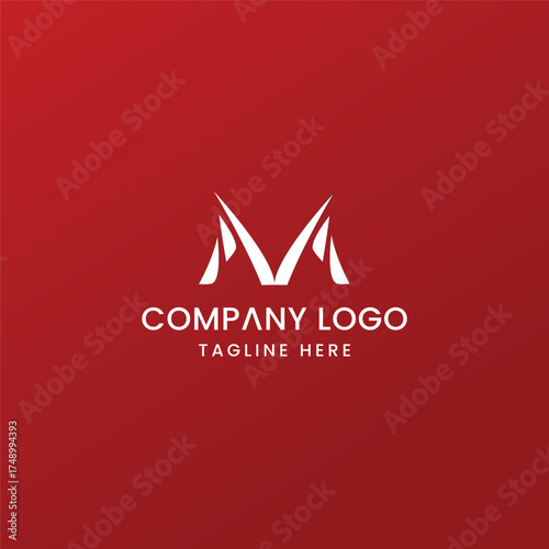 Initial Letter M logo Design Outstanding Creative Modern Symbol  Sign