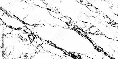 Elegant white marble texture with natural black veins, high-resolution background for interior design, luxury surfaces, countertops, and modern architecture. Clean, minimal, and realistic stone patter