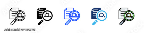 Sprint Review Icon Collection With Multiple Styles