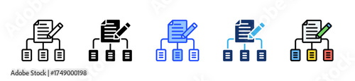 User Story Mapping Icon Collection With Multiple Styles