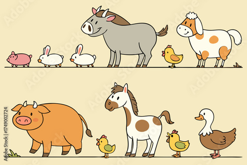 farm animals collection