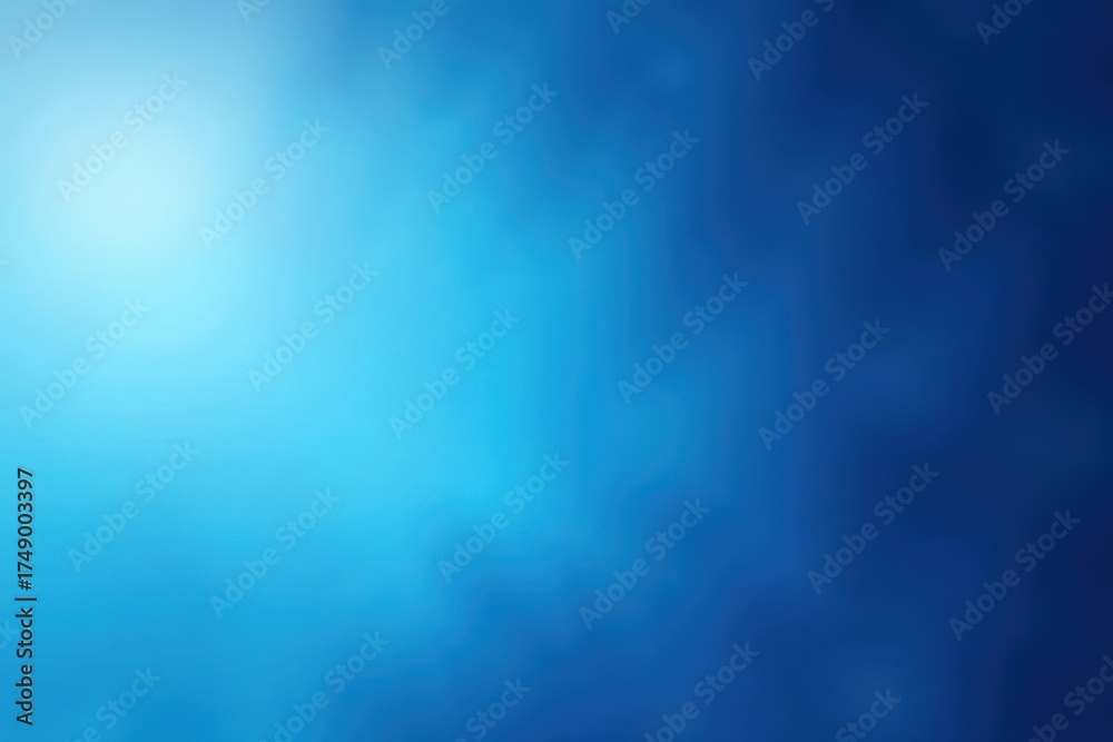 Obraz premium Abstract Blue Gradient Background A Serene and Versatile Design Element for Various Applications