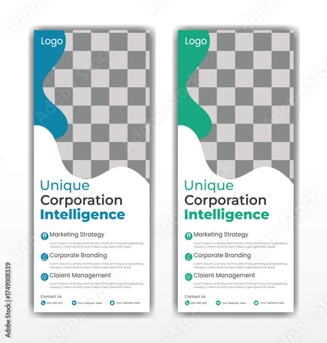  Business roll up banner design template

