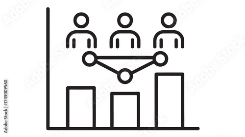 Diverse team analyzing data and charts for business growth and strategy