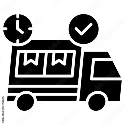 Delivery Service glyph icon