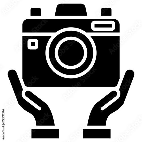 Photography Service glyph icon