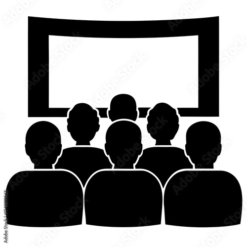 group of people watching tv
