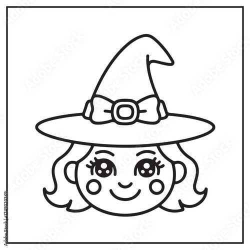 Kawaii Halloween Coloring Pages