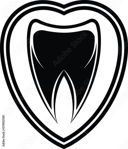 Dental logo vector design illustration
