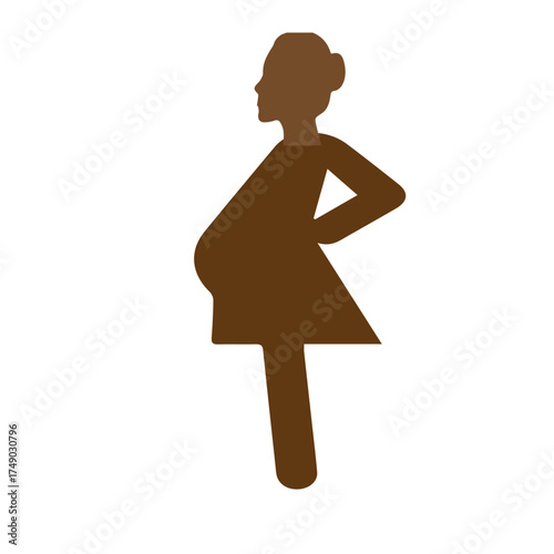 Pregnant Woman Silhouette