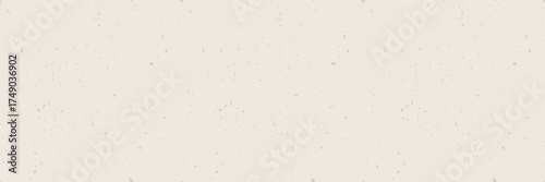 Seamless Korean rice paper background pattern with vintage kraft texture. Creamy white recycled grain paper with old newspaper flecks. Minimalist organic background. Soft retro wallpaper design bg