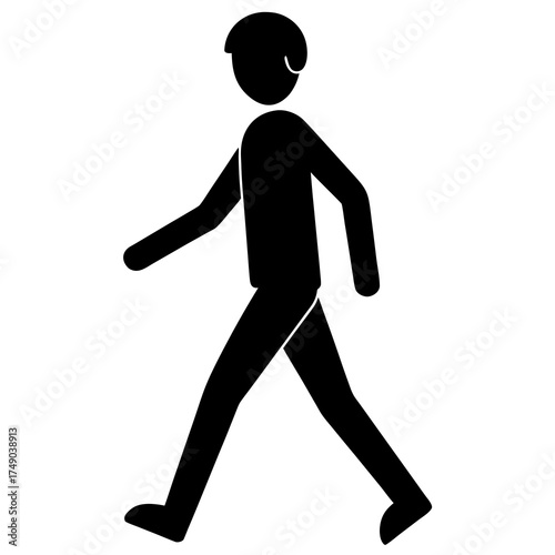 running man vector