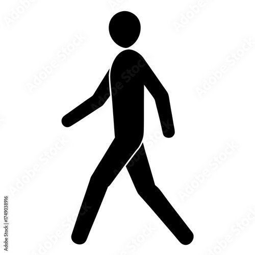 running man silhouette