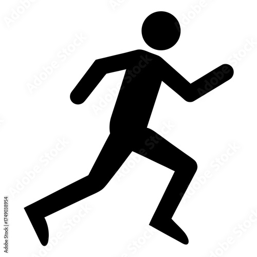running man vector