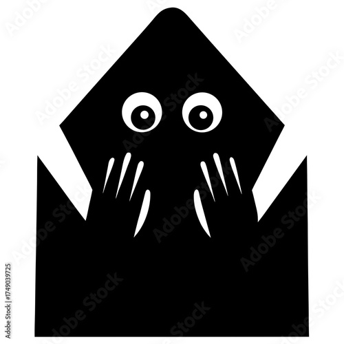 vector illustration of a silhouette of a man