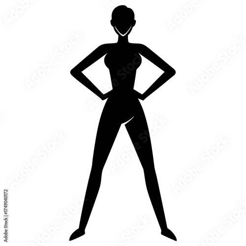 silhouette of a girl