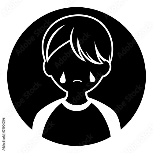 girl in black and white