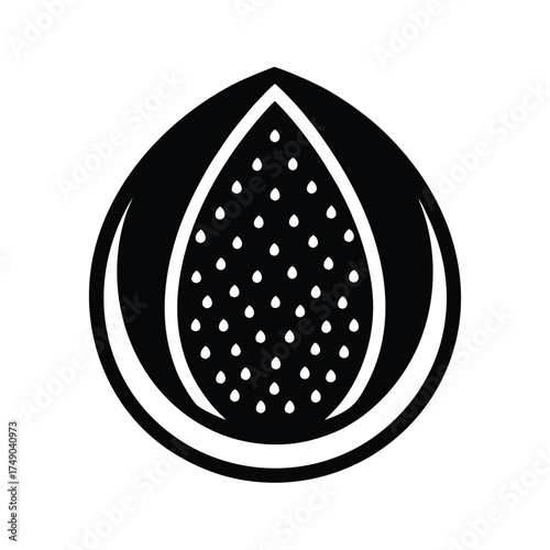 Chia Seed Icon Vector Illustration