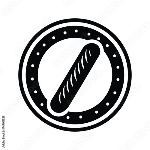 Churro Icon Vector Illustration