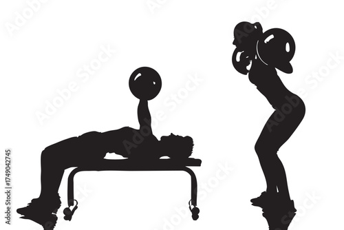 Silhouette of a soccer players foot kicking a ball design element